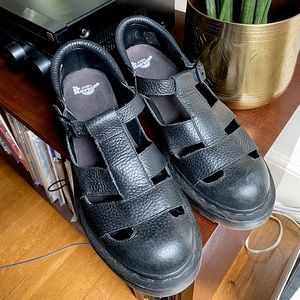 Dr. Martens Platform Heel Mary Jane Sandals